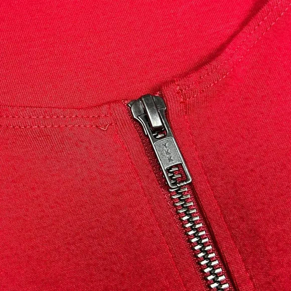 Theory Olethea Red Fit and Flare Mini Dress Size 4 Small NWT WITH FLAW - Picture 2 of 7